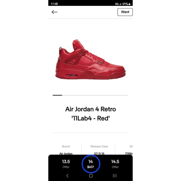 Jordan 11Lab4 \'Red Patent Leather\' 719864-600 main image 8